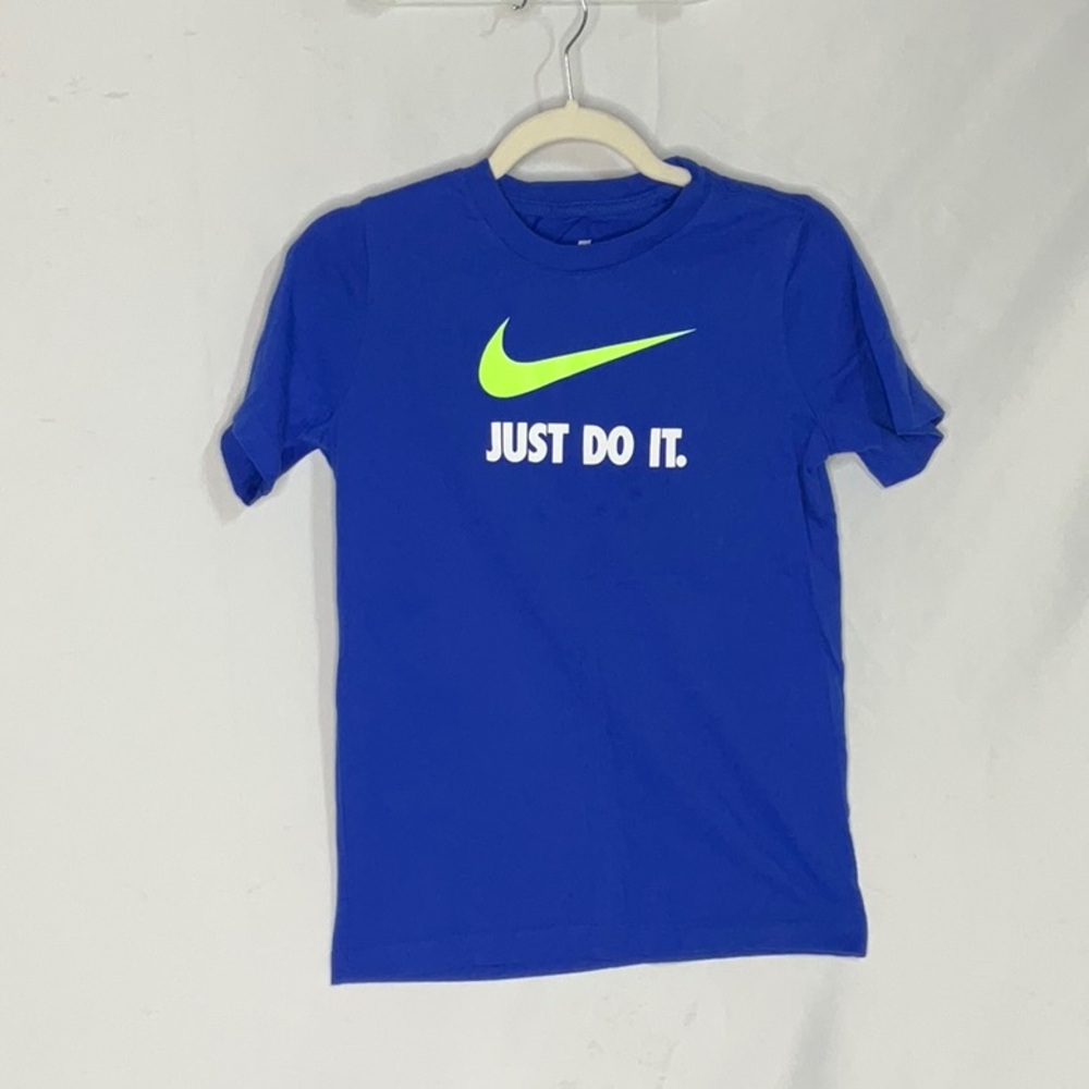Nike Blue T-Shirt Kids Size Large EUC